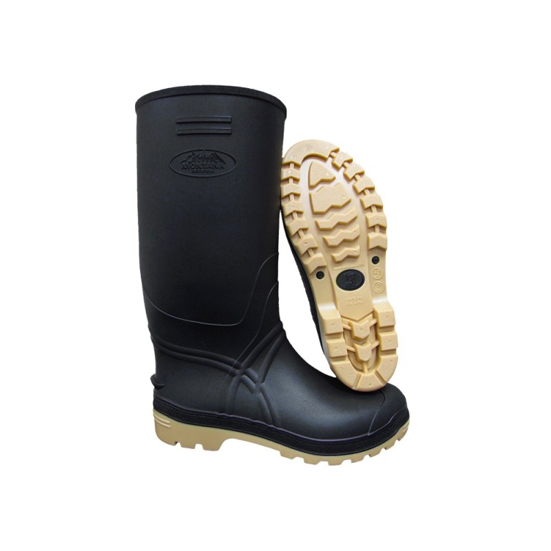 BOTA SUPER MONTANA NEGRA SUELA BEIG