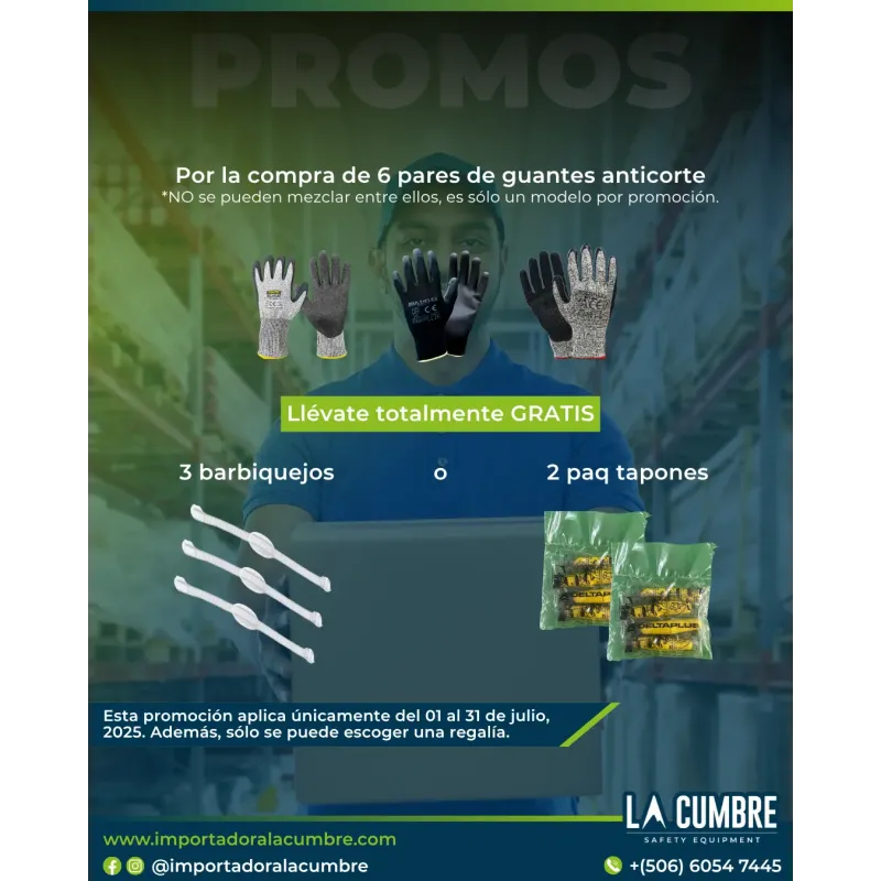 Promoción Guantes Anticorte