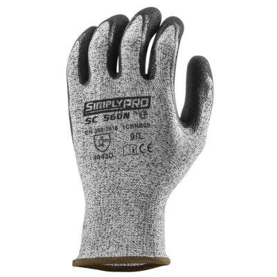 GUANTE ANTICORTE NITRILO FOAM COVERGUARD SC560N