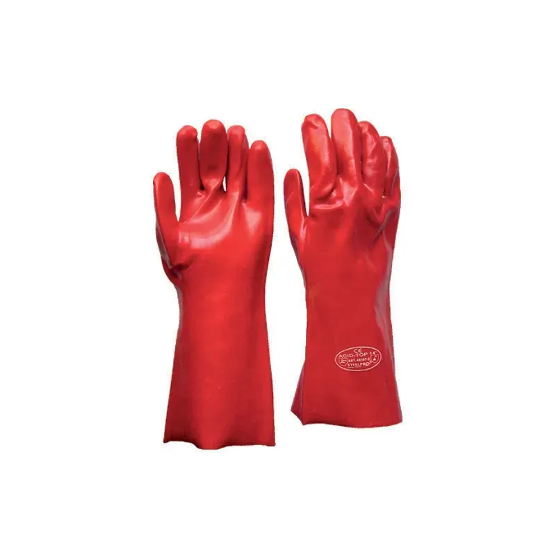 GUANTE PVC 14-35 ROJO
