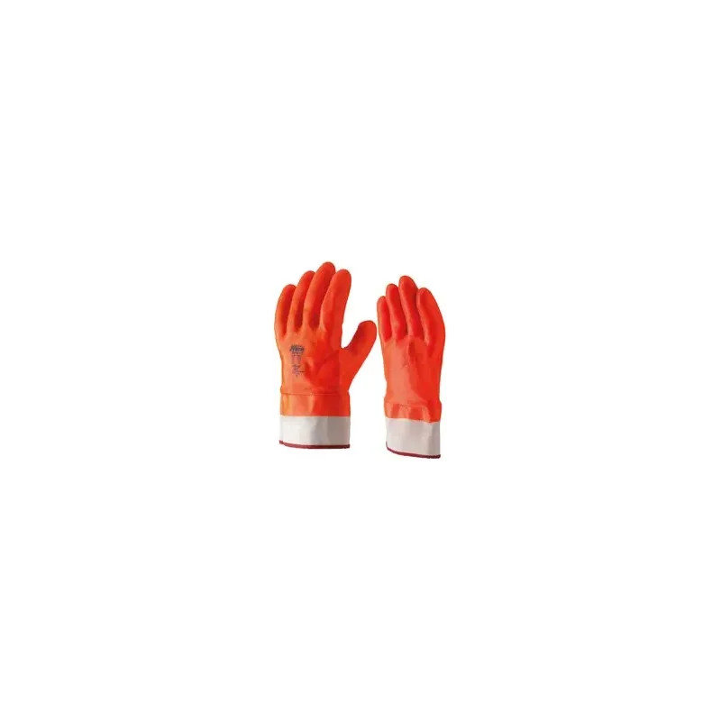 GUANTES PVC RUGSON NARANJA