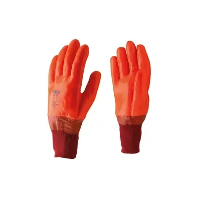 GUANTES PVC RUGSON NARANJA