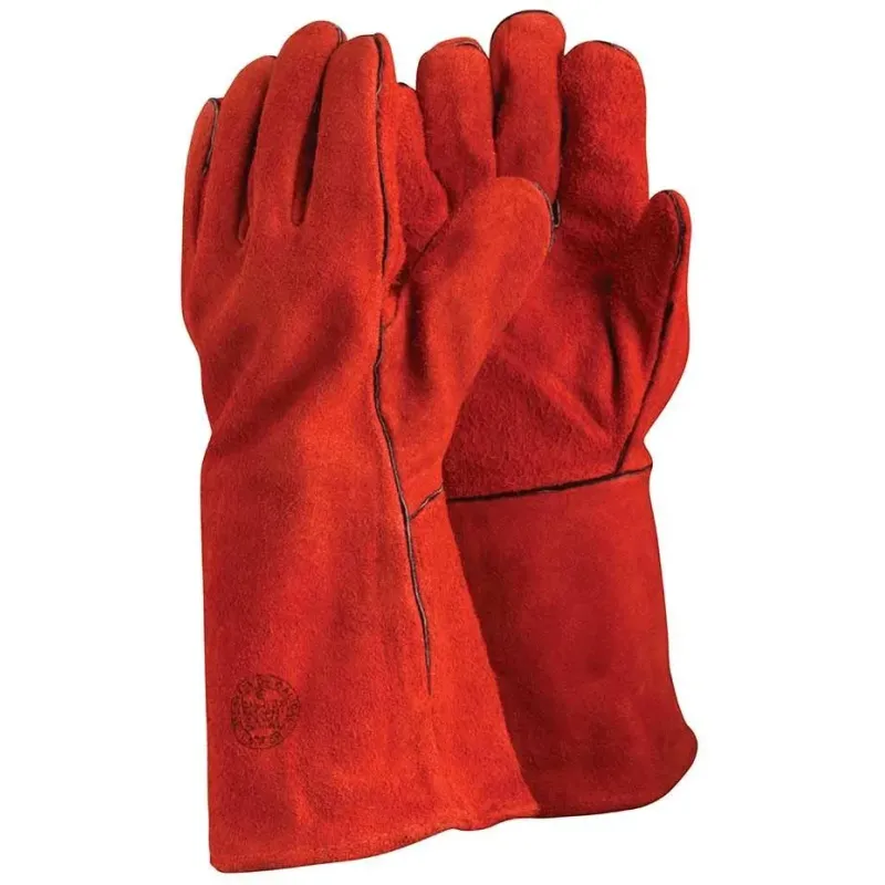GUANTE SOLDADOR ROJO