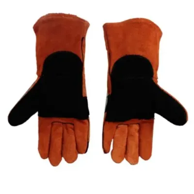 GUANTE SOLDADOR NARANJO NEGRO