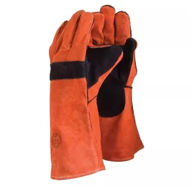 GUANTE SOLDADOR NARANJO NEGRO
