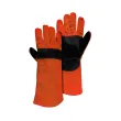 GUANTE SOLDADOR NARANJO NEGRO