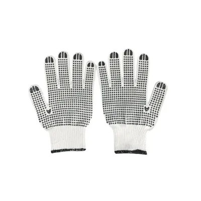 GUANTES ESTÁNDAR DE ALGODÓN / POLIÉSTER CON PUNTOS DE PVC