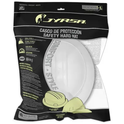 CASCO BLANCO TIPO ALA  ANCHA DIELÉCTRICO WW- 2008BK JYRSA