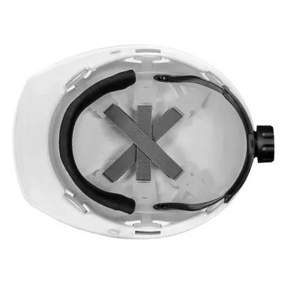 CASCO BLANCO DIELÉCTRICO CON SUSPENSION TEXTIL 6 PUNTOS AJUSTE MILIMETRICO WW-2017BK JYRSA