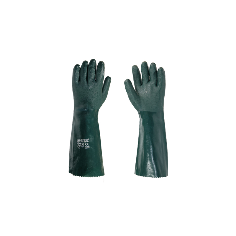 GUANTE VERDE RUGSON PVC VERDE LARGO